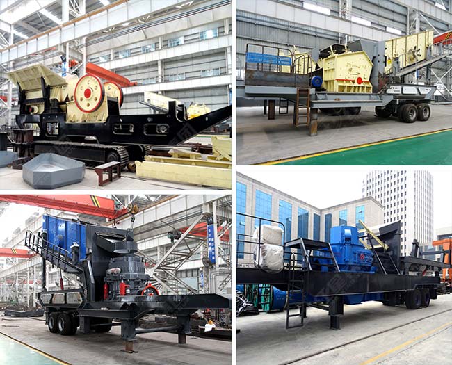 多類型環(huán)保型的流動石子破碎機(jī)展示