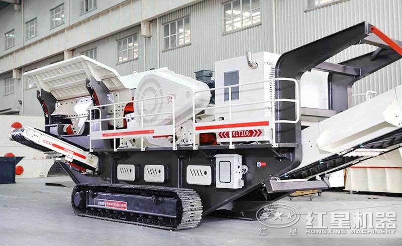 履帶式移動破碎機(jī)整機(jī)搭配圖